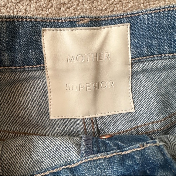 MOTHER Superior Swooner Roller Yoke Crop Flare Jean - Picture 7 of 11